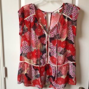 danielrainn | cap sleeve blouse